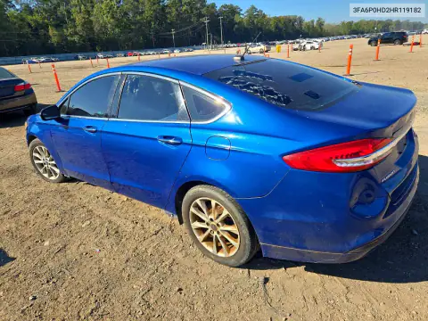 3FA6P0HD2HR119182 — 2017 Ford Fusion, фото 2 з Copart, Незначні вм’ятини й подряпини