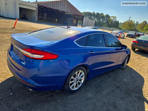 3FA6P0HD2HR119182 — 2017 Ford Fusion, фото 3 з Copart, Незначні вм’ятини й подряпини