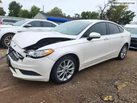 3FA6P0H78HR367446 — 2017 Ford Fusion, Przód, zdjęć przed naprawą