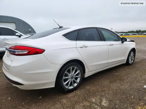 3FA6P0H78HR367446 — 2017 Ford Fusion, zdjęcie 3 z Copart, Przód