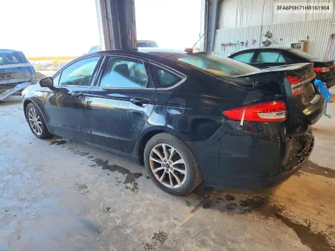 3FA6P0H71HR161904 — 2017 Ford Fusion, photo 2 from Copart, Rear end