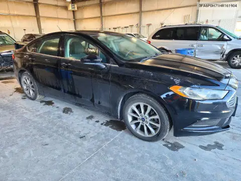 3FA6P0H71HR161904 — 2017 Ford Fusion, photo 4 from Copart, Rear end
