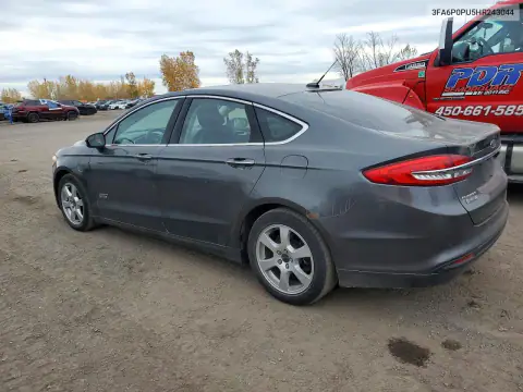 3FA6P0PU5HR243044 — 2017 Ford Fusion, photo 2 from Copart, Front end