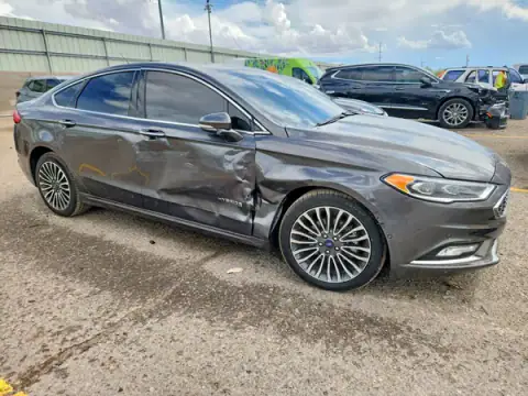 3FA6P0RU5JR110612 — 2018 Ford Fusion, photo 4 from Copart, Side