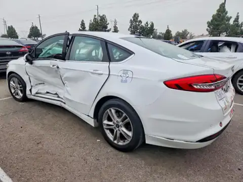 3FA6P0LUXJR268114 — 2018 Ford Fusion, photo 2 from Copart, Side