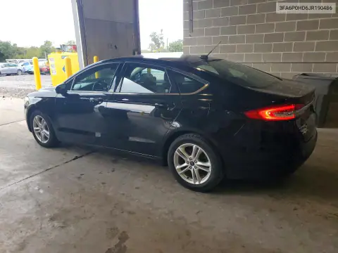3FA6P0HD6JR190486 — 2018 Ford Fusion, foto 2 de Copart, Pequeñas abolladuras y arañazos