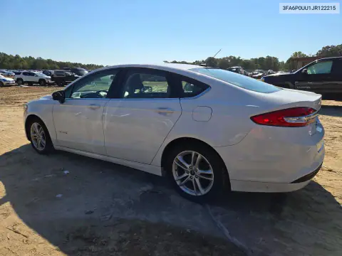 3FA6P0UU1JR122215 — 2018 Ford Fusion, photo 2 from Copart, Front end