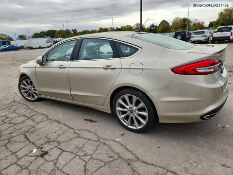 3FA6P0K94JR211436 — 2018 Ford Fusion, фото 2 с аукциона Copart, БОКОВАЯ ЧАСТЬ