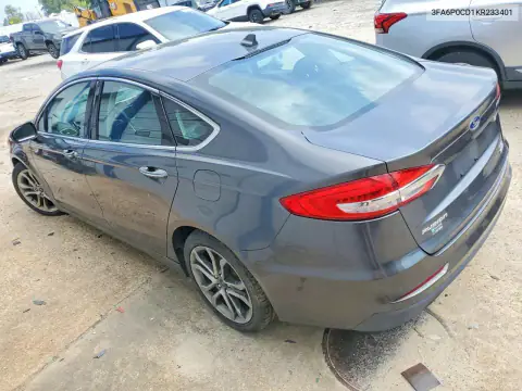 3FA6P0CD1KR233401 — 2019 Ford Fusion, photo 2 from Copart 22.10.2026, Undercarriage damage