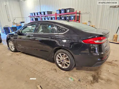 3FA6P0LU9KR134258 — 2019 Ford Fusion, photo 2 from Copart 29.10.2026, Front end