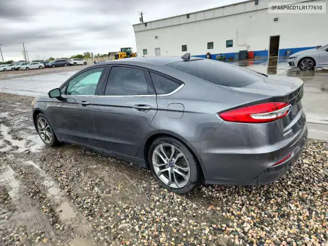 3FA6P0CD1LR177610 — 2020 Ford Fusion, zdjęcie 2 z Copart, Przód