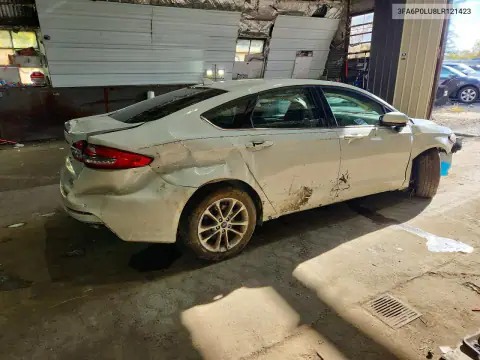 3FA6P0LU8LR121423 — 2020 Ford Fusion, zdjęcie 3 z Copart, Przód