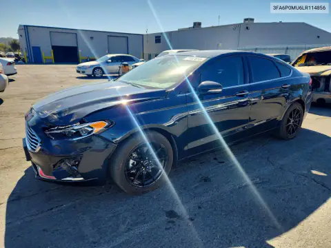 3FA6P0MU6LR114856 — 2020 Ford Fusion, Передня частина, фото до ремонту