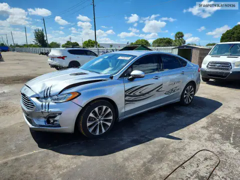 3FA6P0T93LR190936 Ford Fusion 2020 — uszkodzenie Przód, zdjęcie przed naprawą