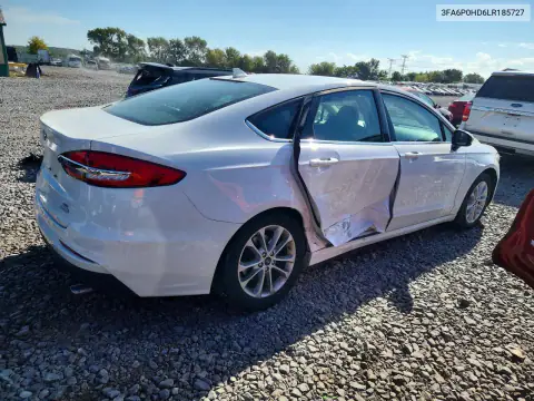 3FA6P0HD6LR185727 — 2020 Ford Fusion, zdjęcie 3 z Copart, Bok