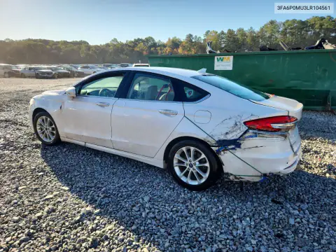 3FA6P0MU3LR104561 — 2020 Ford Fusion, photo 2 from Copart, All-over damage