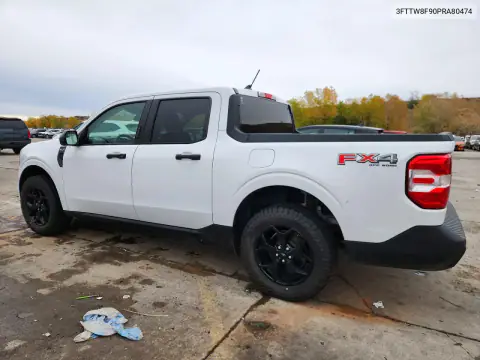 3FTTW8F90PRA80474 — 2023 Ford Maverick, фото 2 з Copart, Передня частина