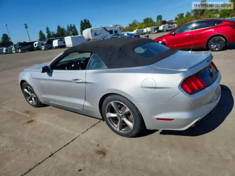 2016 Ford Mustang VIN 1FATP8EM5G5280729 фото 2