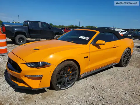 1FATP8FF3K5169847 Ford Mustang 2019 — Front end damage, before-repair photo