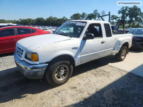 2003 Ford Ranger Super Cab VIN 1FTYR44V83PB26432 фото 1