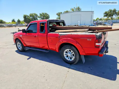 2011 Ford Ranger Super Cab VIN 1FTLR4FE6BPA40543 фото 2