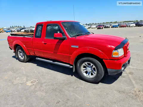 2011 Ford Ranger Super Cab VIN 1FTLR4FE6BPA40543 фото 4