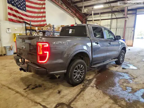 1FTER4FH7LLA73871 — 2020 Ford Ranger, фото 3 с аукциона Copart, Мелкие вмятины и царапины
