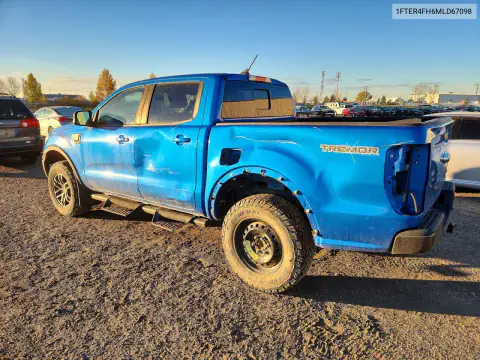 1FTER4FH6MLD67098 — 2021 Ford Ranger, фото 2 с аукциона Copart 20.10.2026, БОКОВАЯ ЧАСТЬ