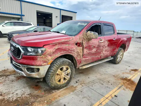 1FTER4FH7MLD27872 — 2021 Ford Ranger, Parte delantera, fotos antes de reparar