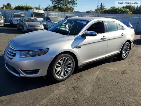 1FAHP2F82EG104596 — 2014 Ford Taurus, Задня частина, фото до ремонту