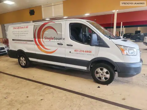 1FBZX2YG1JKA69905 — 2018 Ford Transit, zdjęcie 4 z Copart, Tył