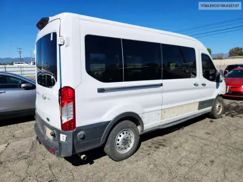 1FBAX9CG1RKA55107 — 2024 Ford Transit, zdjęcie 3 z Copart 29.10.2026, Przód