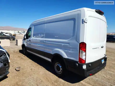 1FTYE1C89RKA54829 — 2024 Ford Transit, photo 2 from Copart, Front end