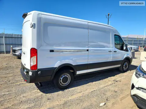 1FTYE1C89RKA54829 — 2024 Ford Transit, photo 3 from Copart, Front end