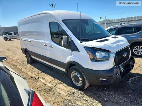 1FTYE1C89RKA54829 — 2024 Ford Transit, photo 4 from Copart, Front end