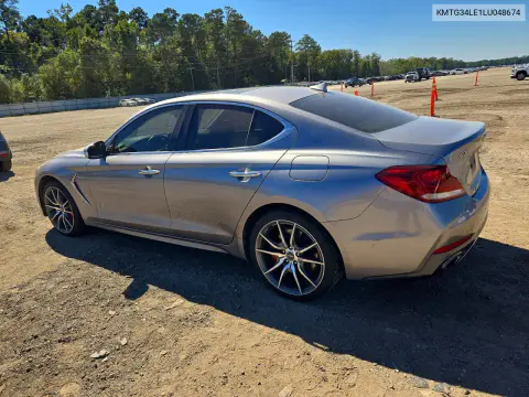 2020 Genesis G70 3.3T VIN KMTG34LE1LU048674 фото 2