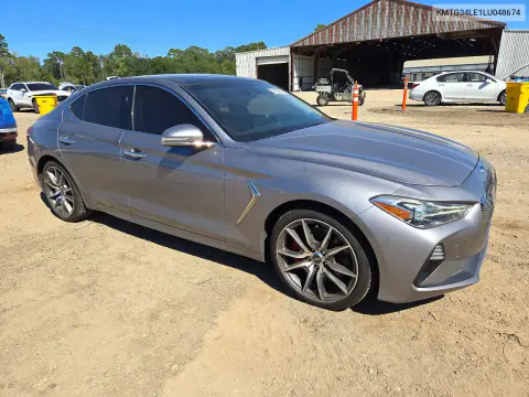 2020 Genesis G70 3.3T VIN KMTG34LE1LU048674 фото 4