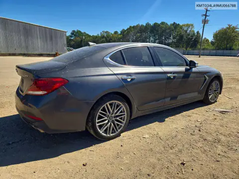 KMTG34LA9MU066788 — 2021 Genesis G70, zdjęcie 3 z Copart, Tył