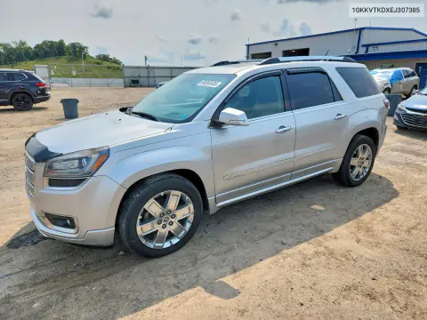 1GKKVTKDXEJ307385 — 2014 GMC Acadia, Пожар двигателя, фото до ремонта