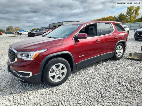 1GKKNKLA8HZ201585 — 2017 GMC Acadia, Parte trasera, fotos antes de reparar
