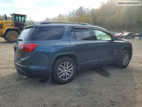1GKKNTLS0KZ263973 — 2019 GMC Acadia, zdjęcie 3 z Copart, Tył