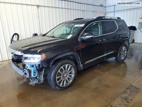 1GKKNXLS0MZ111444 — 2021 GMC Acadia, ПЕРЕДНЯЯ ЧАСТЬ, фото до ремонта