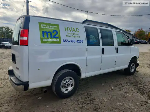 1GTW7AFP5M1203692 — 2021 GMC Savana, ფოტო 3, Copart, წინა ნაწილი