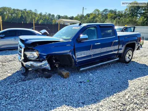 3GTP1NEC0HG188229 — 2017 GMC Sierra, Parte delantera, fotos antes de reparar