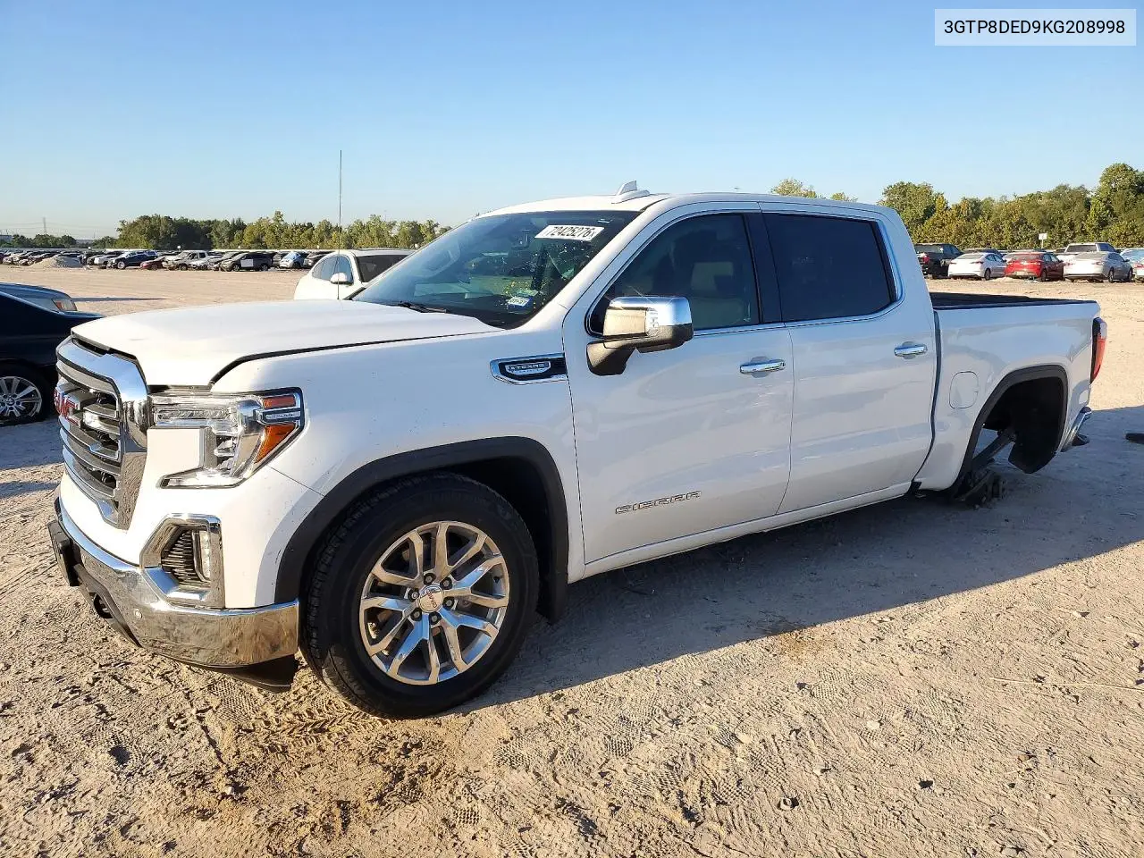 2019 GMC Sierra C1500 Slt VIN 3GTP8DED9KG208998 фото 1