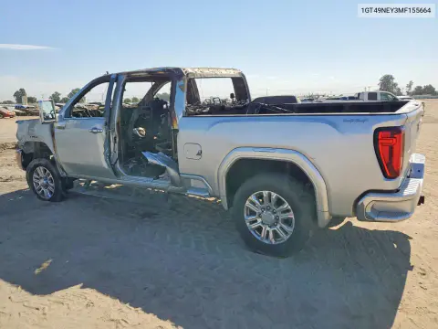 2021 GMC Sierra K2500 Slt VIN 1GT49NEY3MF155664 фото 2