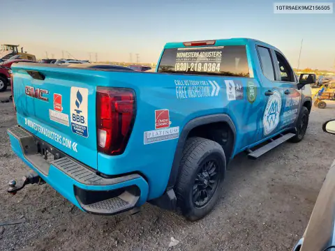 1GTR9AEK9MZ156505 — 2021 GMC Sierra, photo 3 from Copart, Flood