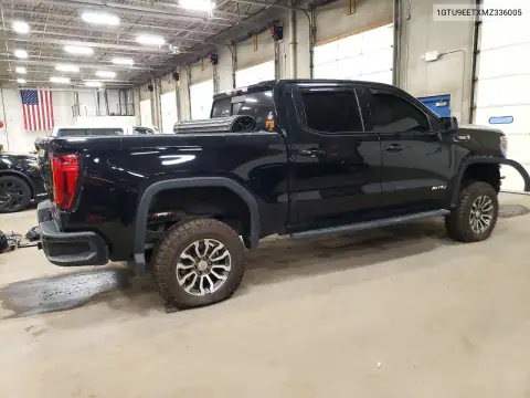 1GTU9EETXMZ336005 — 2021 GMC Sierra, photo 3 from Copart, Front end