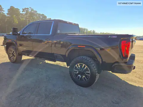 1GT49MEY2NF196444 — 2022 GMC Sierra, foto 2 de Copart, Parte delantera
