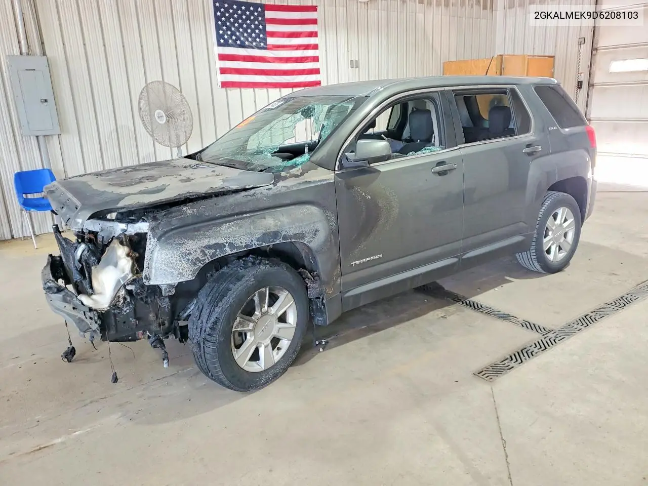 2013 GMC Terrain Sle VIN 2GKALMEK9D6208103 фото 1